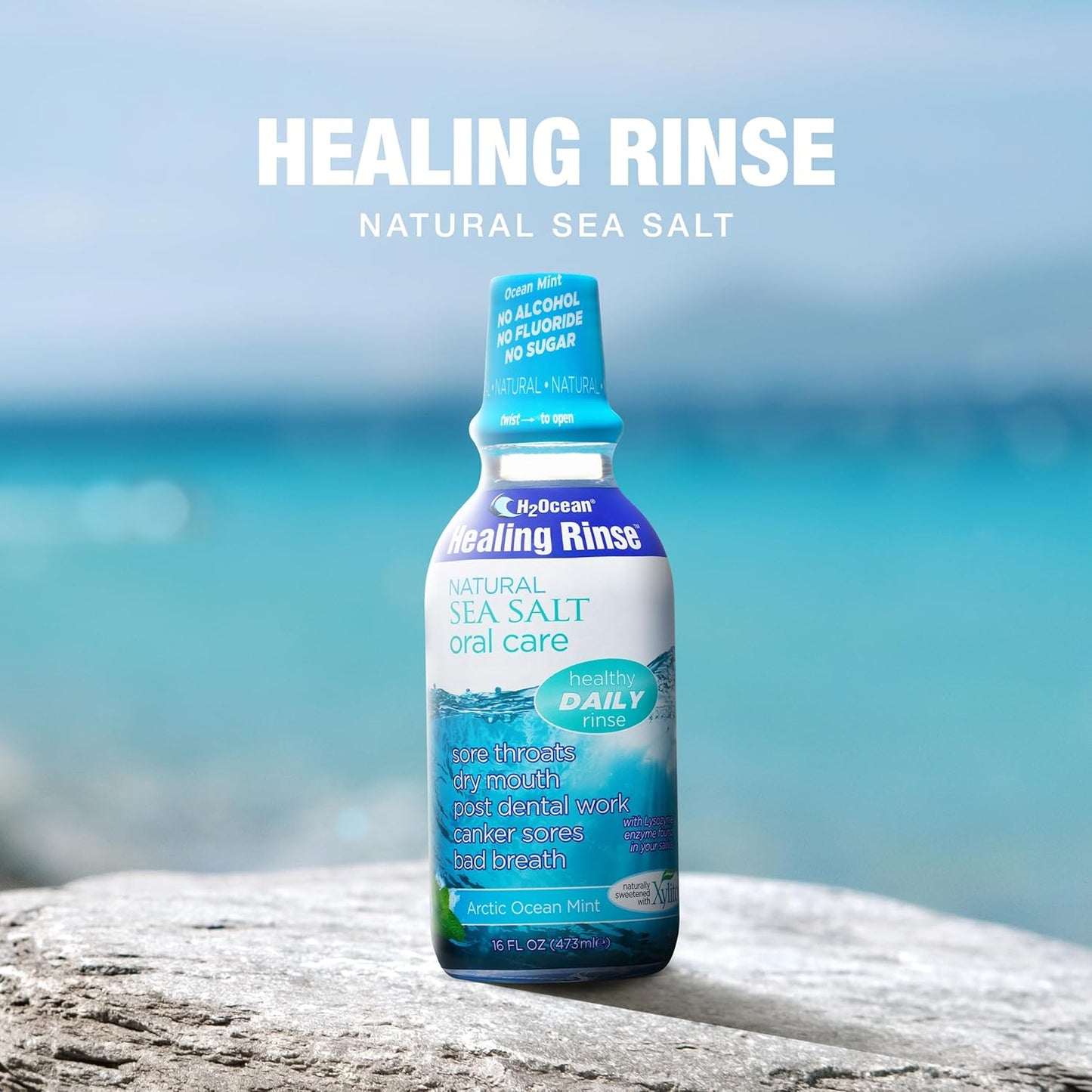 H2Ocean Healing Rinse Mouthwash