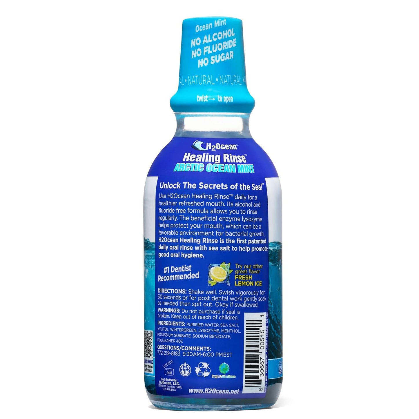 H2Ocean Healing Rinse Mouthwash