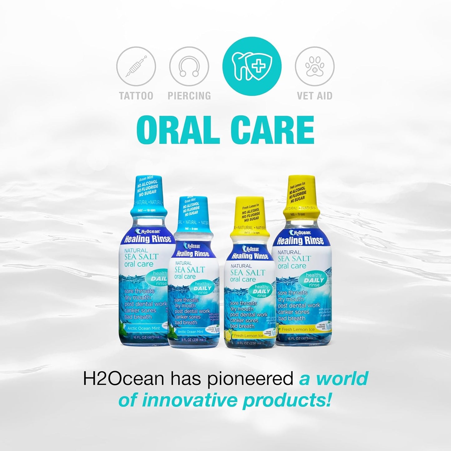 H2Ocean Healing Rinse Mouthwash