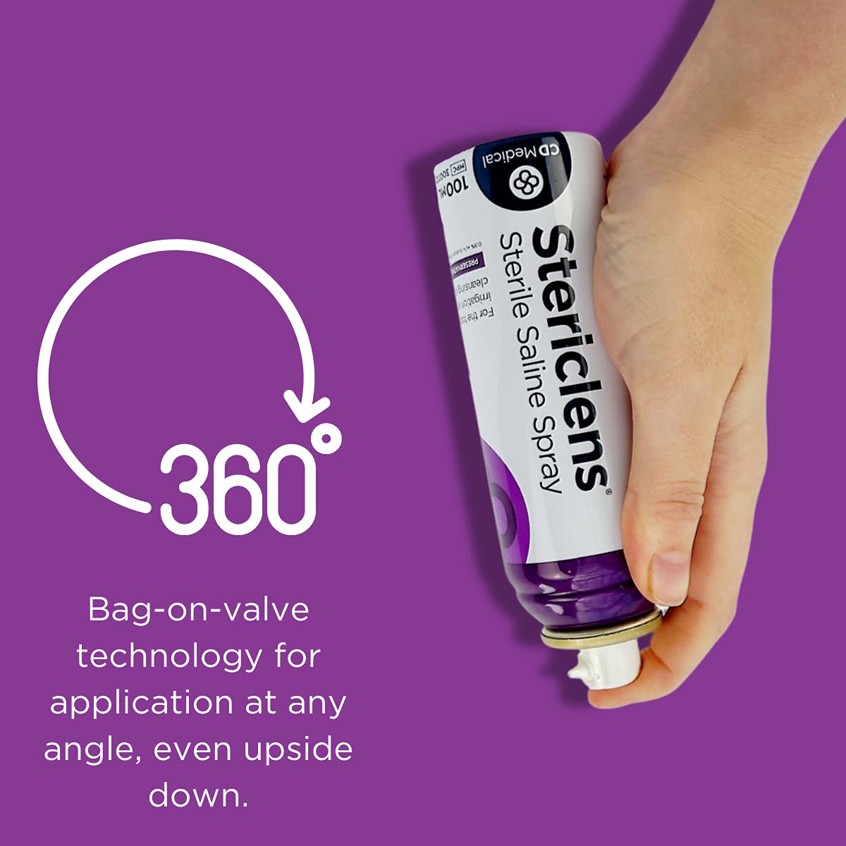 Stericlens Sterile Saline Piercing Aftercare Spray