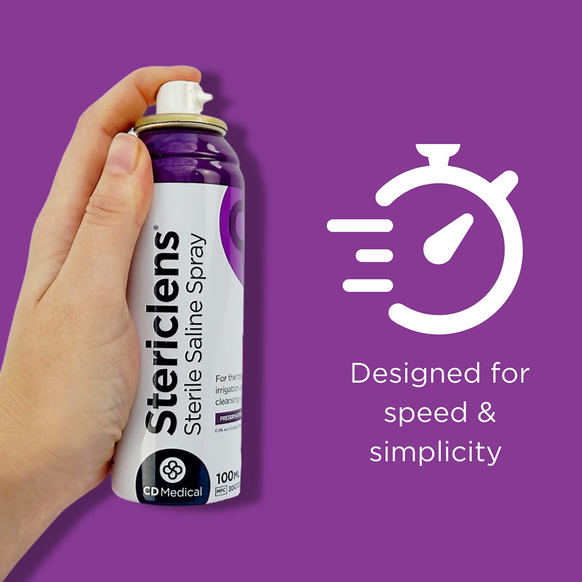 Stericlens Sterile Saline Piercing Aftercare Spray