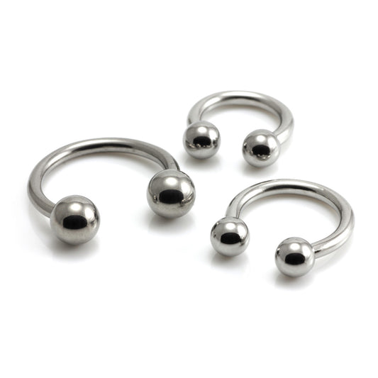 Titanium Internally Threaded Circular Barbell - 1.6mm